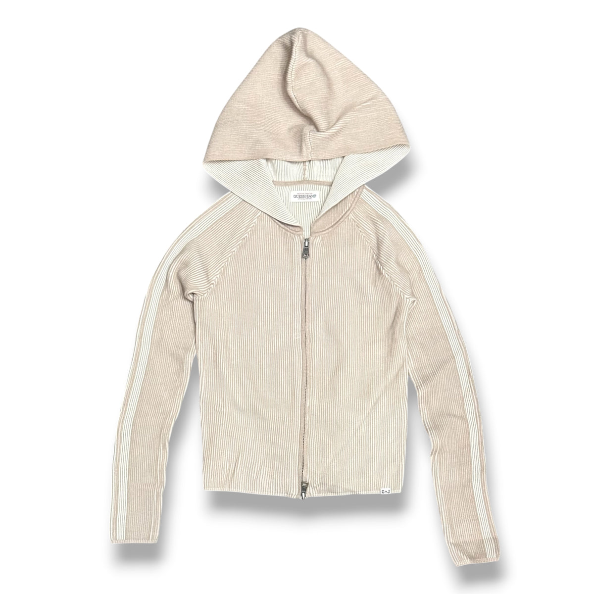 GUESS - Maglioncino Donna, con cappuccio, Col.Beige