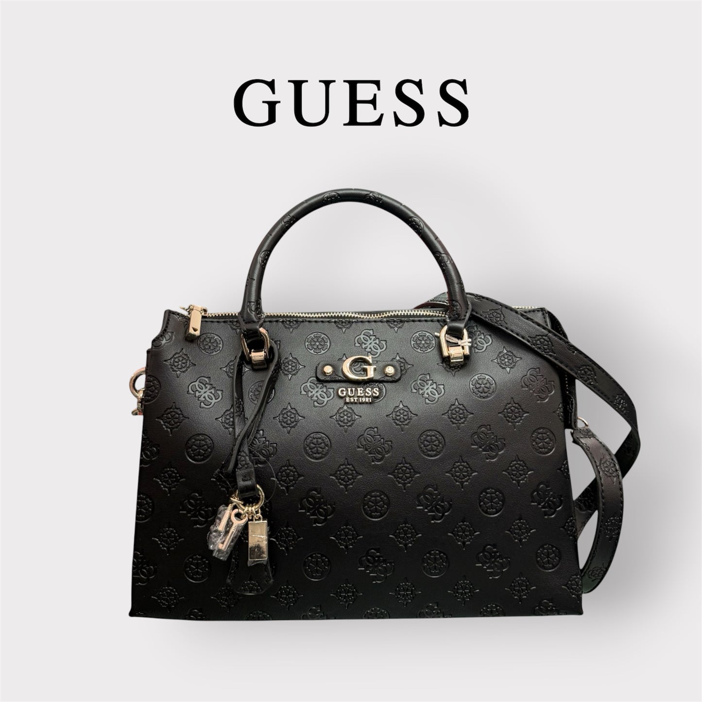 GUESS- Borsa Donna, Group:DITA, Col.BLACK LOGO