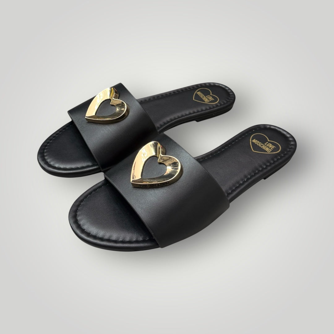 Ciabatte Sabot LOVE MOSCHINO, col.Nero