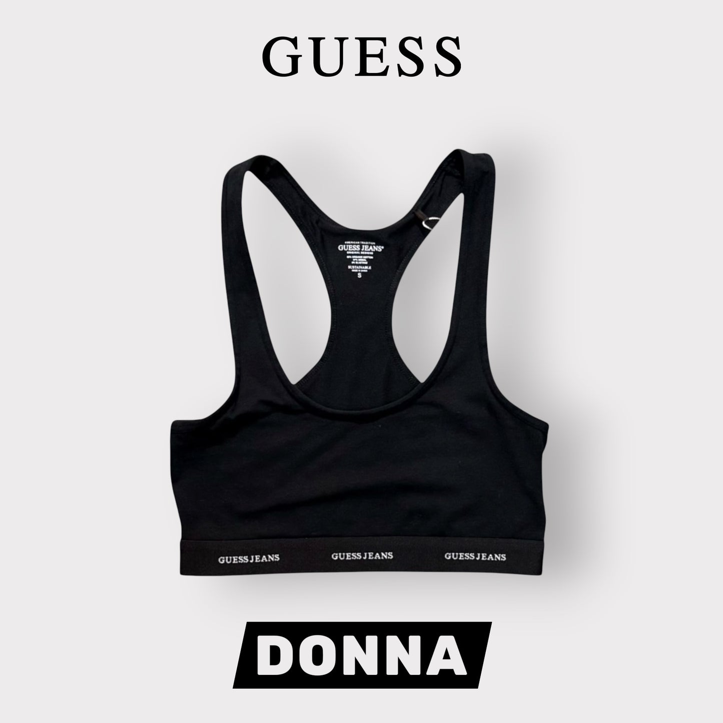 GUESS JEANS- Reggiseno, Col.Nero