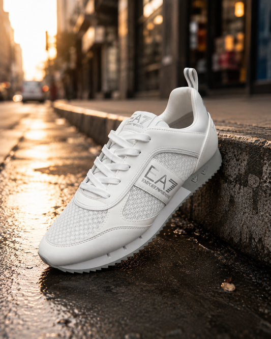 EA7- Scarpe Uomo, Col.Bianco