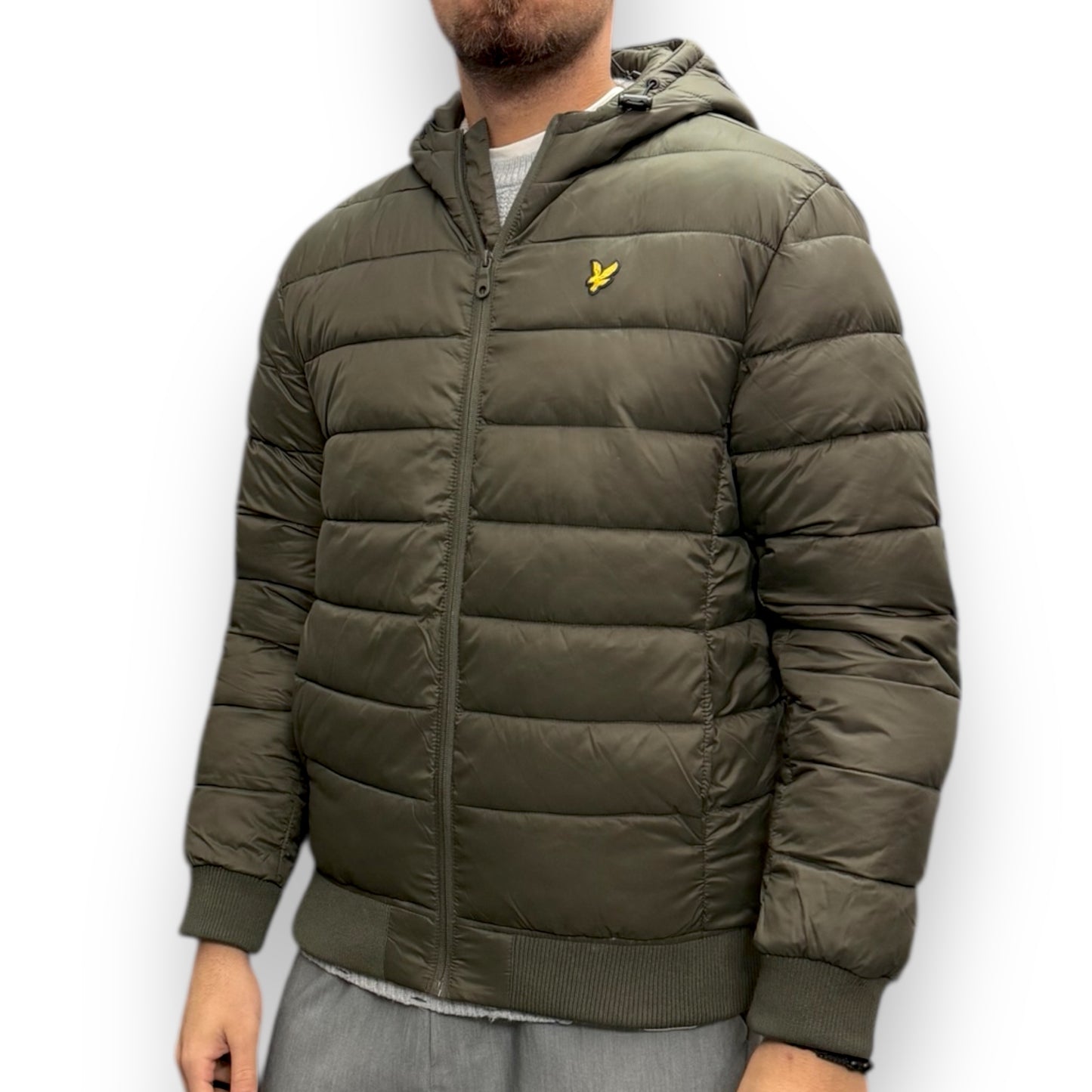 Piumino LYLE SCOTT con cappuccio, Col.Verde