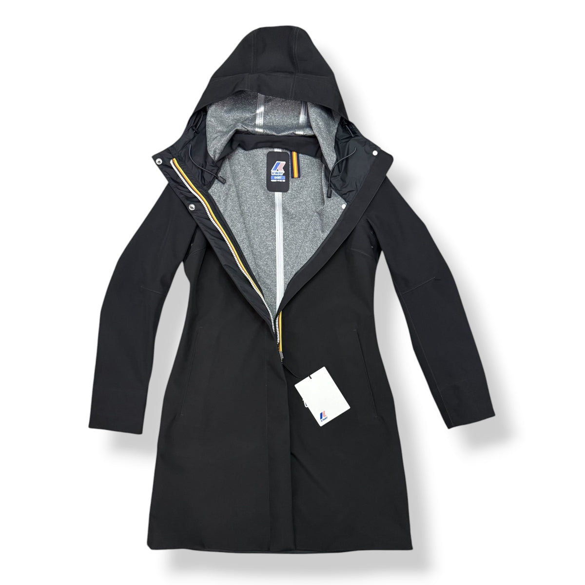 KWAY- Giubbotto Donna, mod.Stephy Bonded Jersey, col.Black Pure