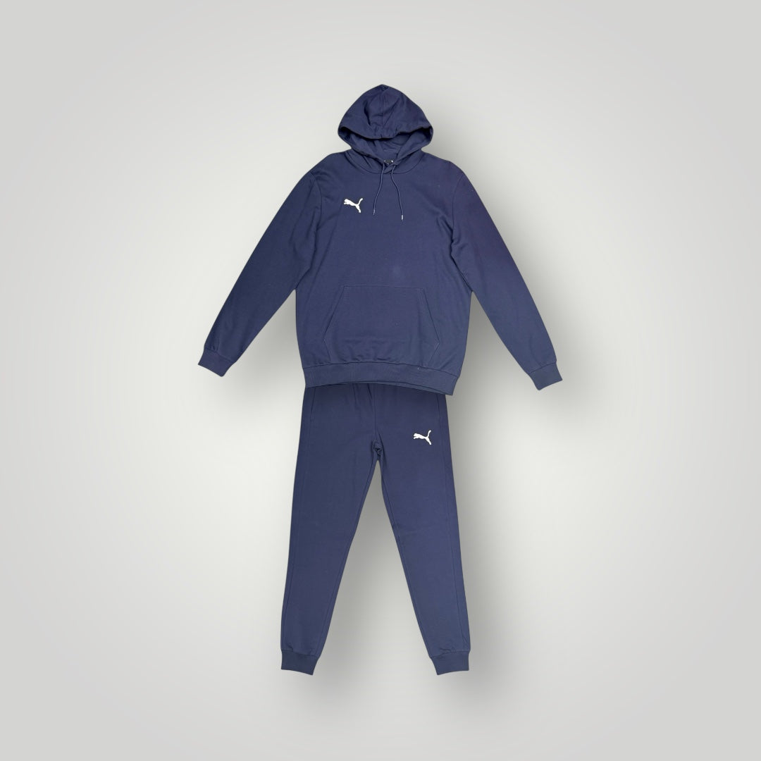 Tuta Completa PUMA in in cotone garzato, col.Blu