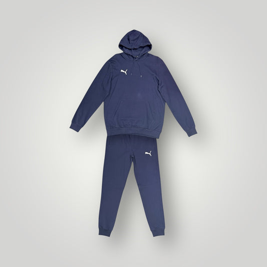 Tuta Completa PUMA in in cotone garzato, col.Blu