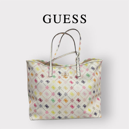 GUESS- Borsa Donna, Group:EMELIE LOGO, Col.MULTI LOGO