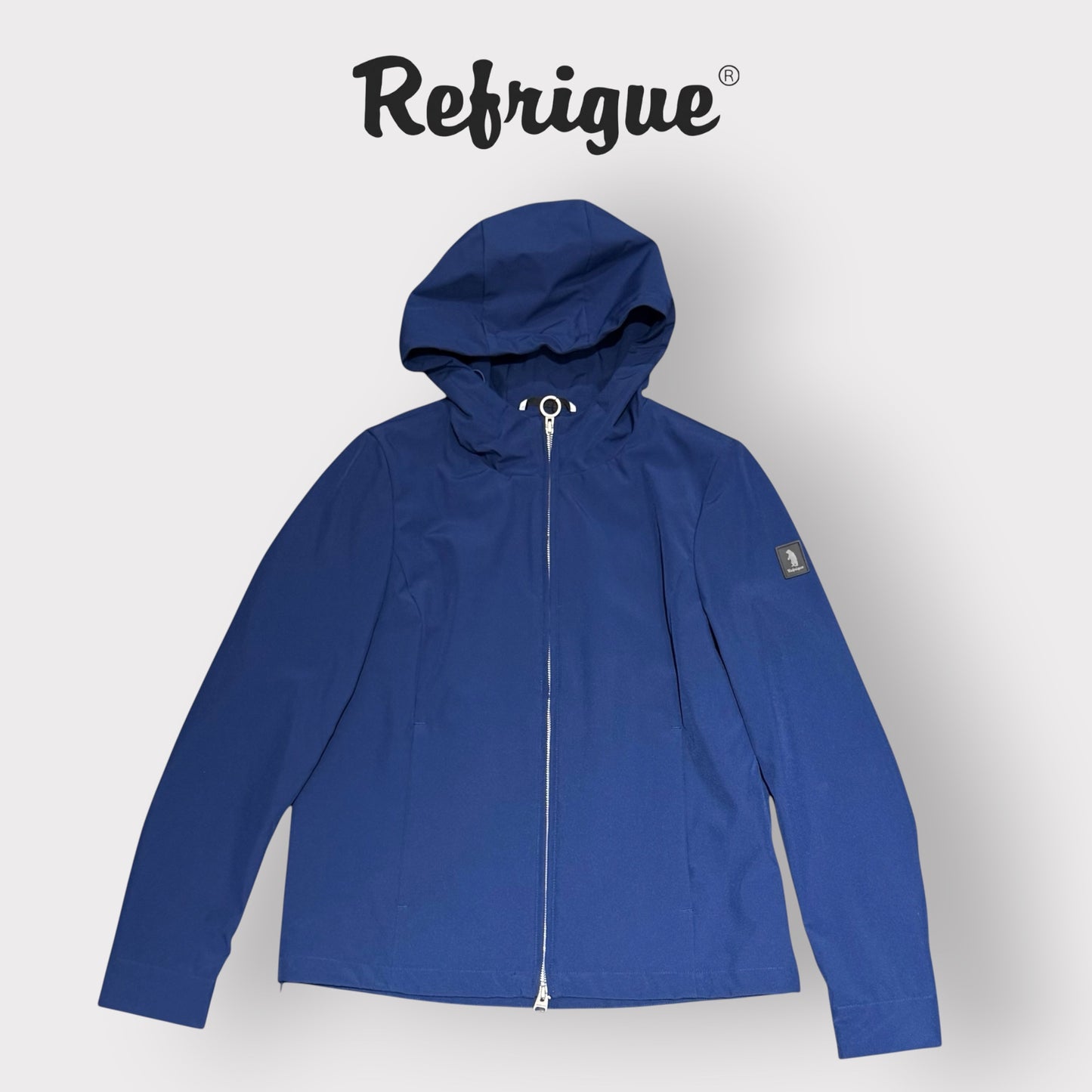 REFRIGUE- Giubbotto Donna estivo con cappuccio, mod.Roda, Col.Marine