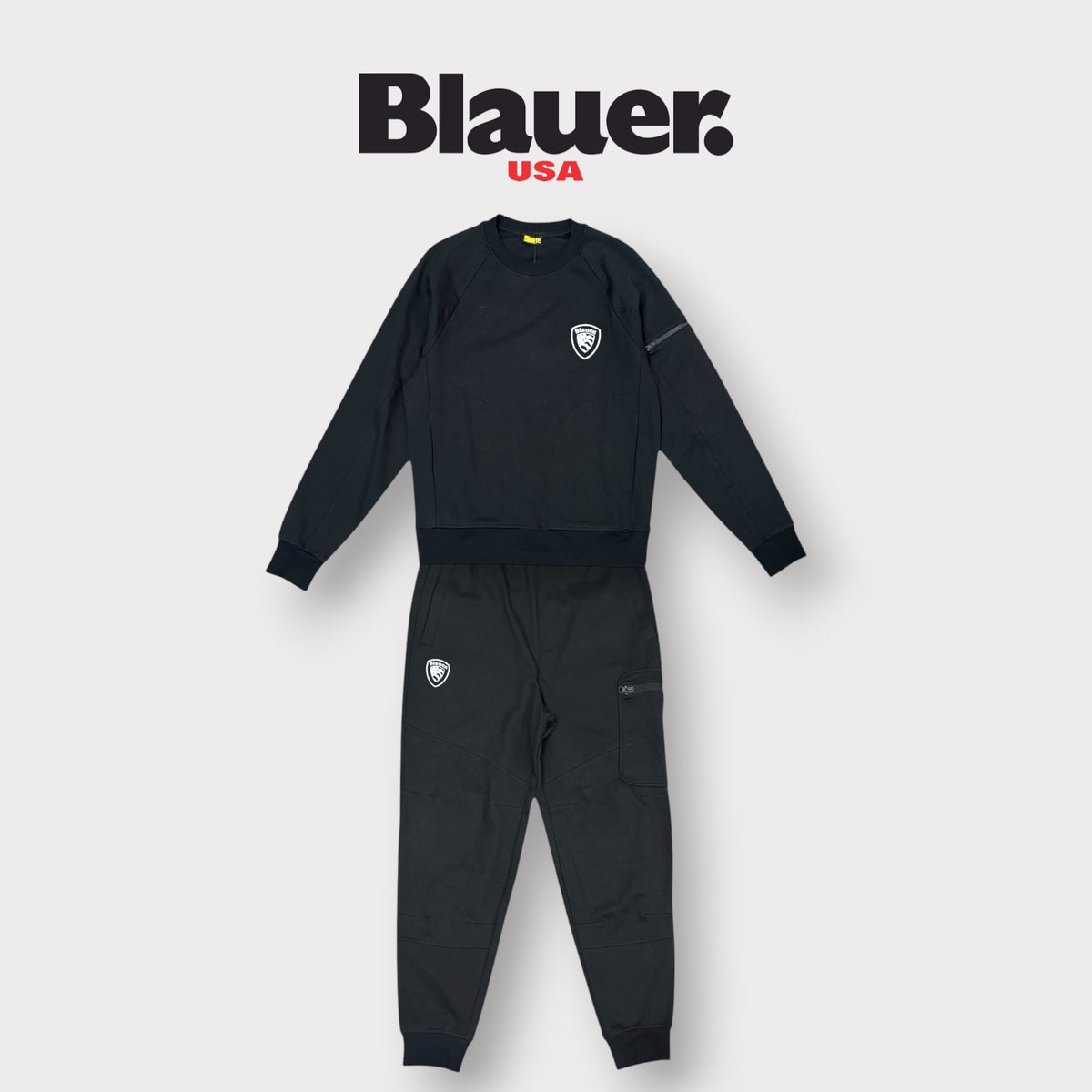 BLAUER - Tuta Uomo, Col.Nero