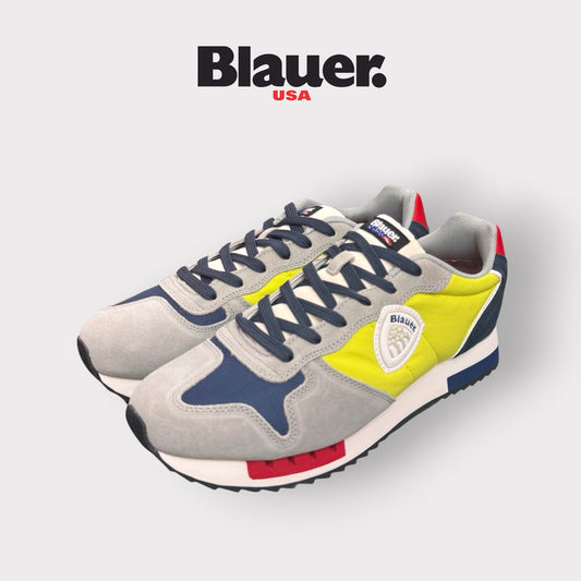 BLAUER - Scarpe Uomo, col.Blu/Grigio/Verde