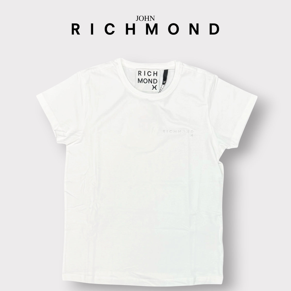 JOHN RICHMOND- T-shirt Donna, col.Bianco