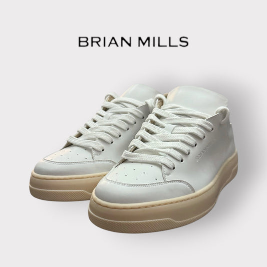 BRIAN MILLS- Scarpe Uomo, mod.582, Col.Bianco/Verde