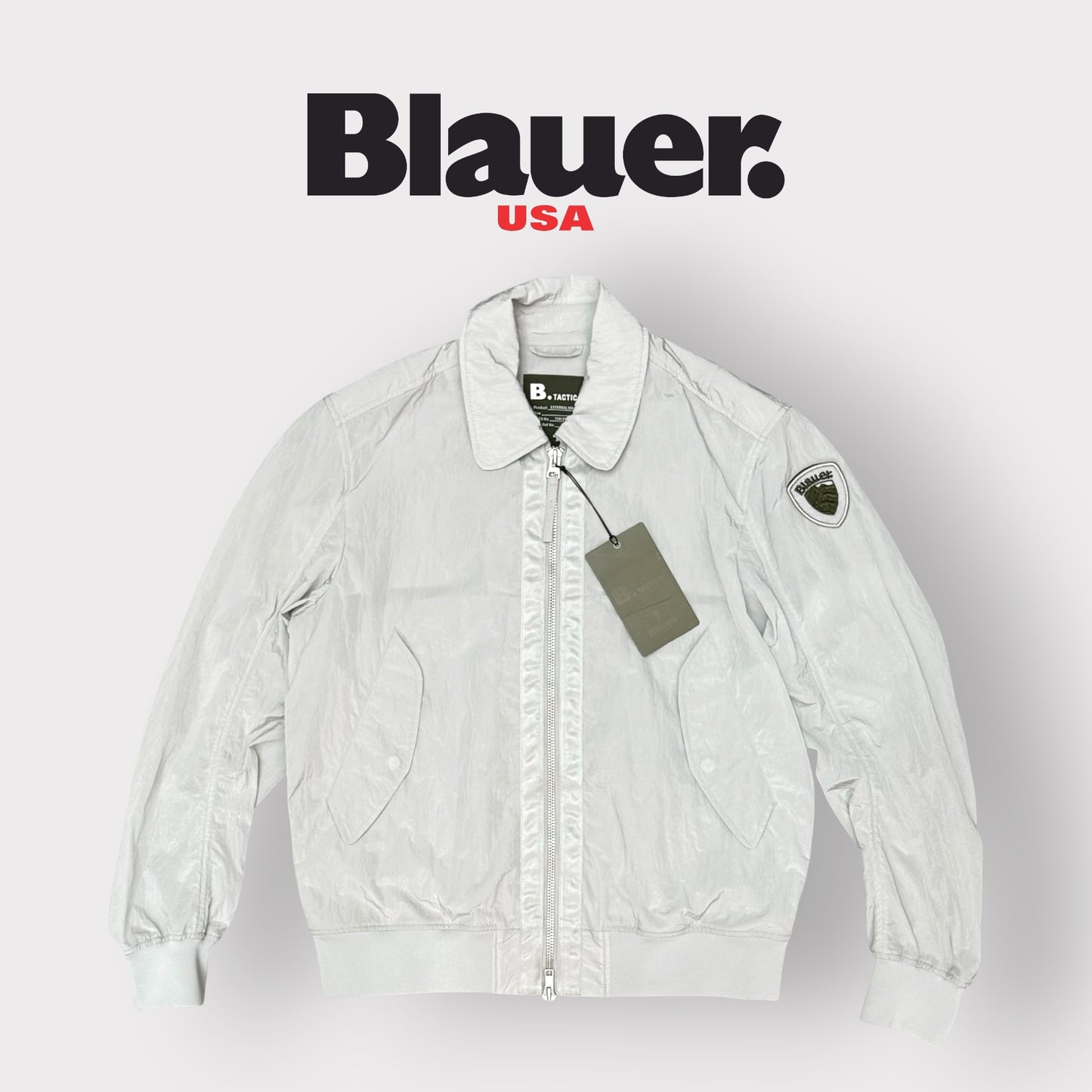 Giubbotto BLAUER Uomo, mod.bomber, Col.Grigio