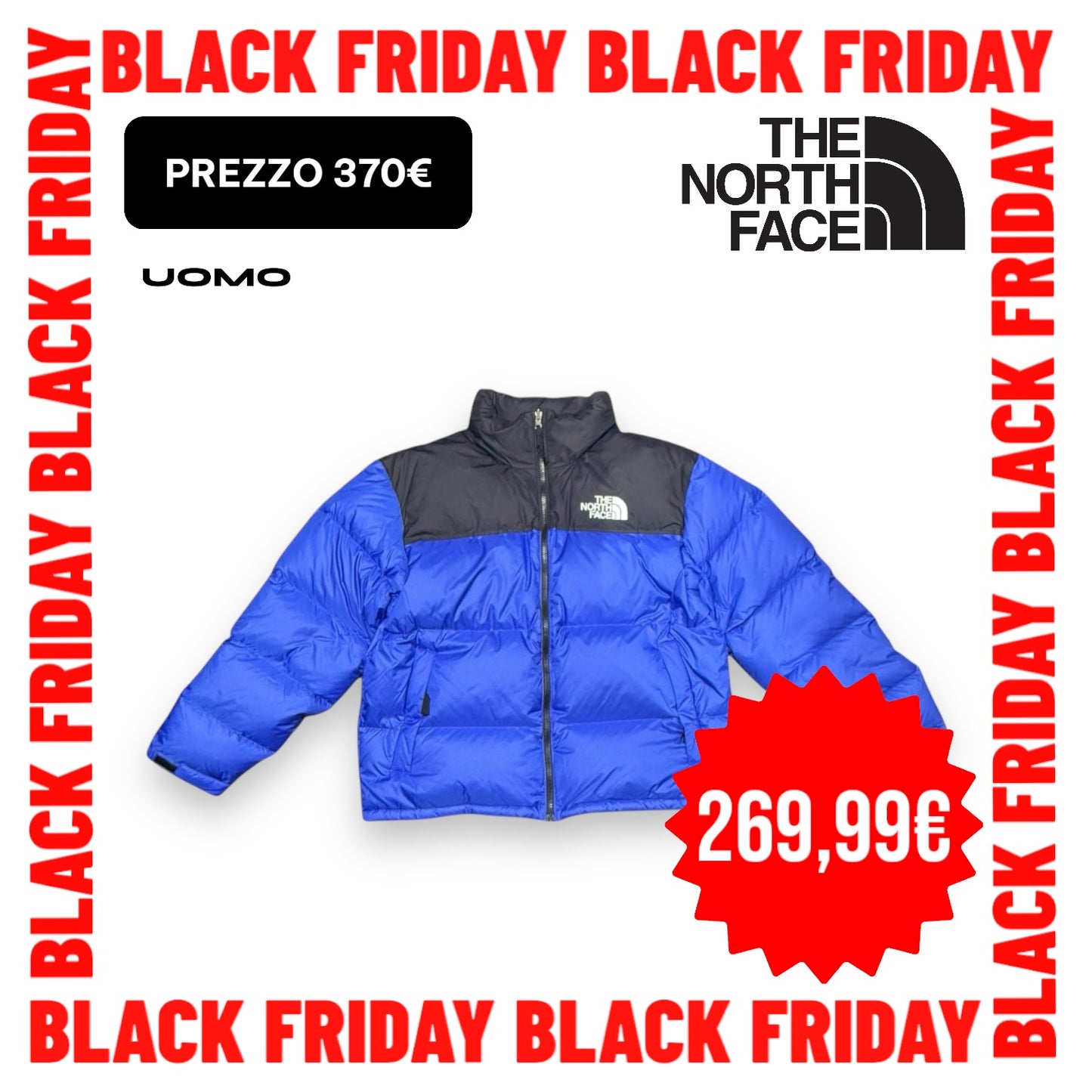 Giubbotto THE NORTH FACE 96 Retro NUPTSE , Col.BLUE