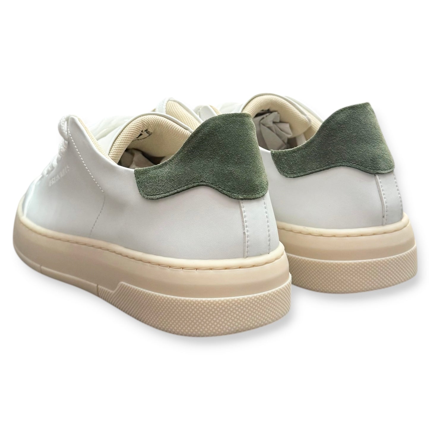 BRIAN MILLS- Scarpe Uomo, mod.582, Col.Bianco/Verde