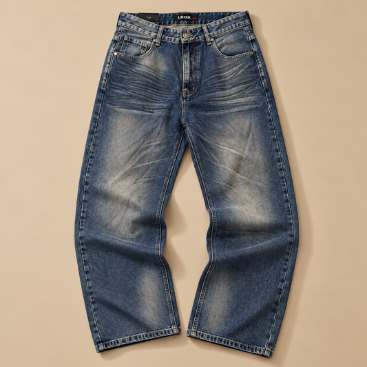 LEOX - JEANS Uomo, (Baggy Fit), (3897)