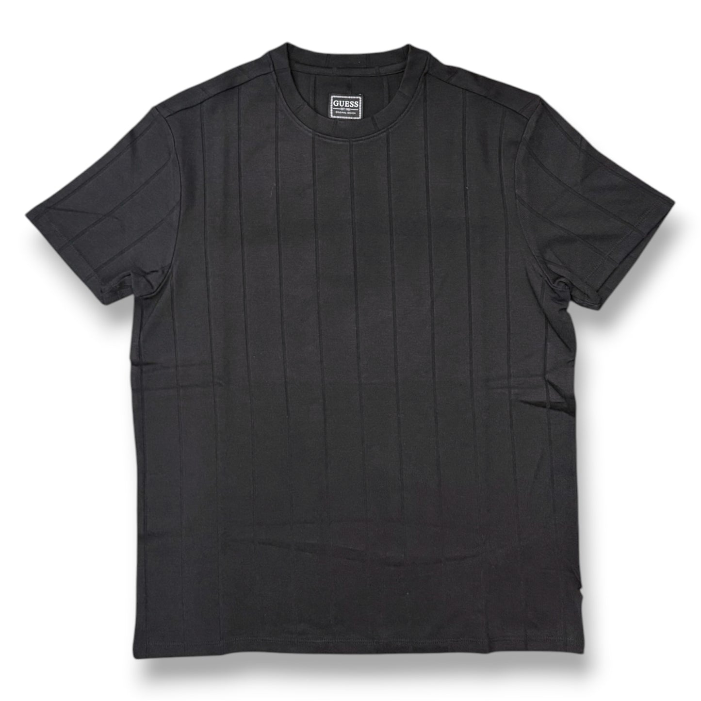 GUESS- T-shirt Uomo, in filo, col.Nero