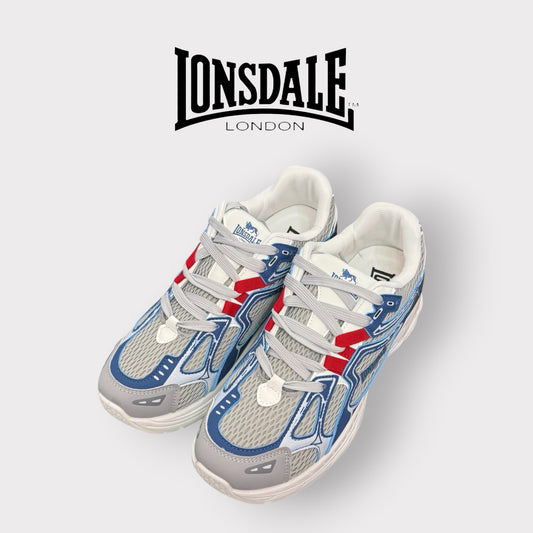 LONSDALE- Scarpe Uomo, Col.Silver Blue