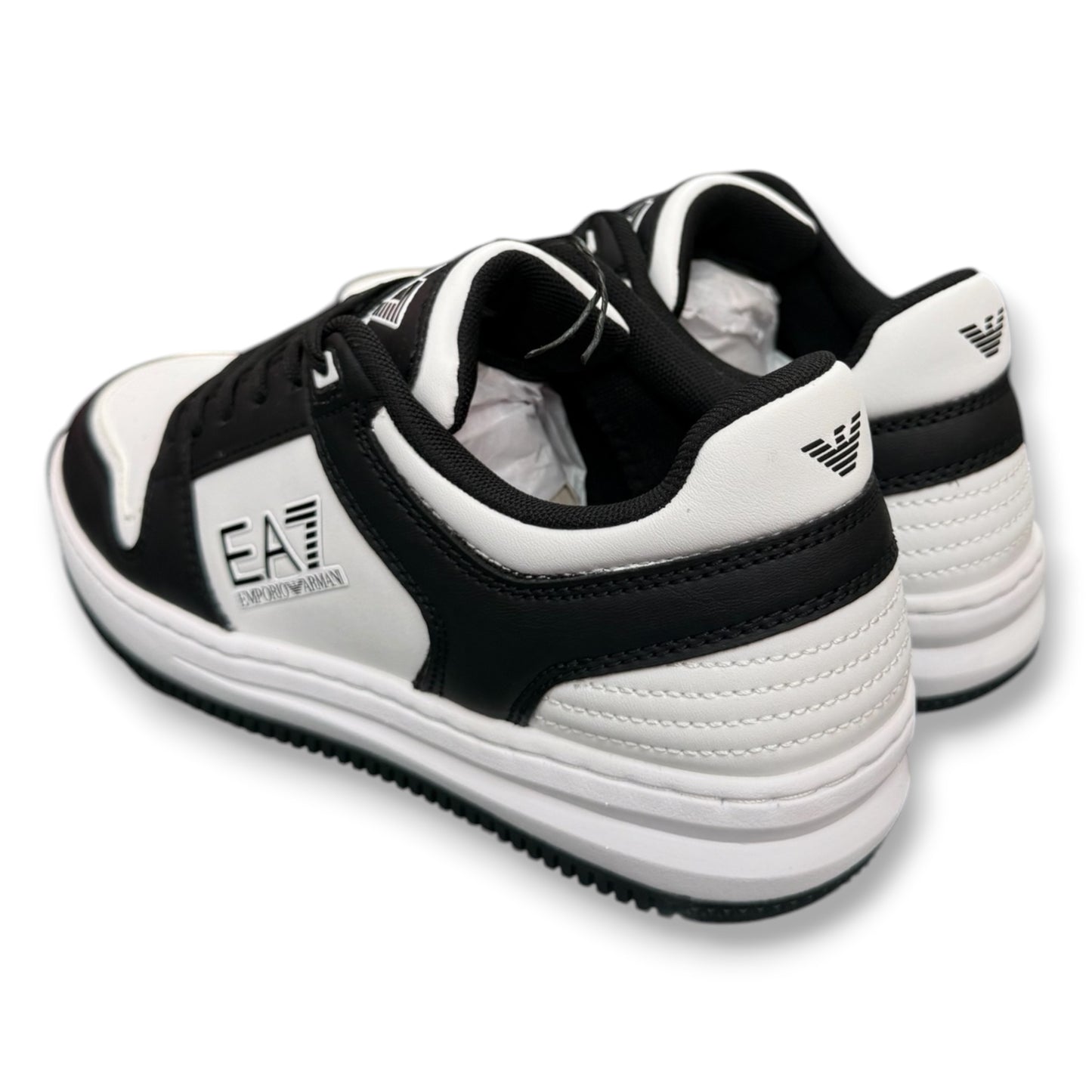 EA7- Scarpe Uomo, Col.Bianco/Nero