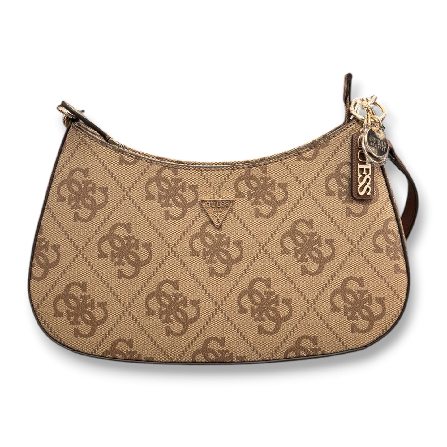 GUESS- Borsa Donna, Group:NOELLE II, Col.LATTE LOGO/BROWN