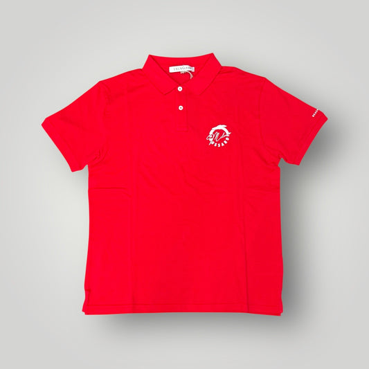 Polo TRUSSARDI con logo lato cuore, Col.Rosso
