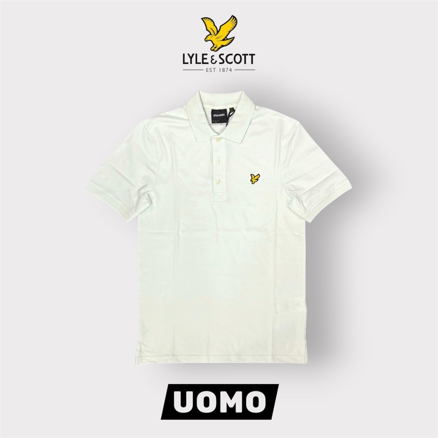 LYLE & SCOTT- Polo, Regular Fit, Col.Blu Ice