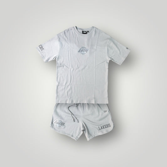 Completino estivo NEW ERA x NBA CHICAGO BULLS Uomo in nido d'ape, Col.Ghiaccio (veste comodo)