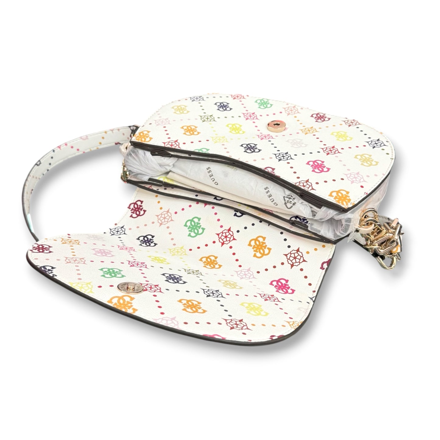 GUESS- Borsa Donna, Group:EMILIE LOGO, Col.MULTI LOGO