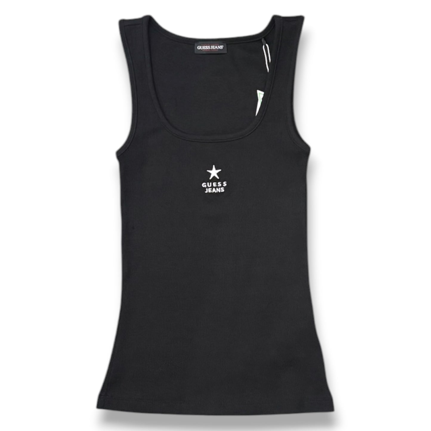 GUESS JEANS- Canotta a costine, Col.Nero