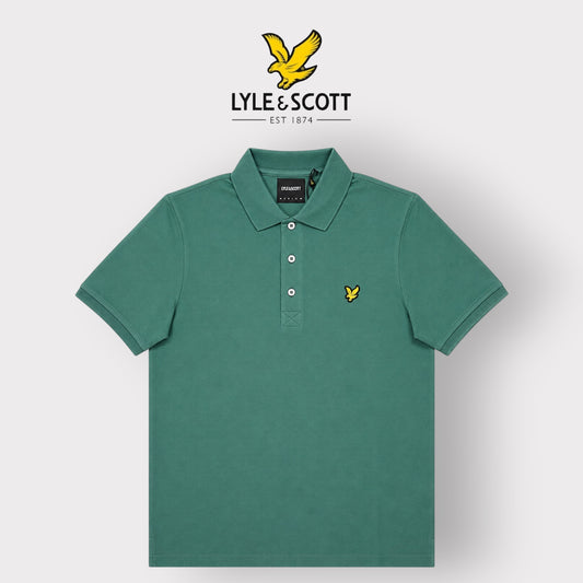 LYLE & SCOTT- Polo, Regular Fit, Col.Everglade