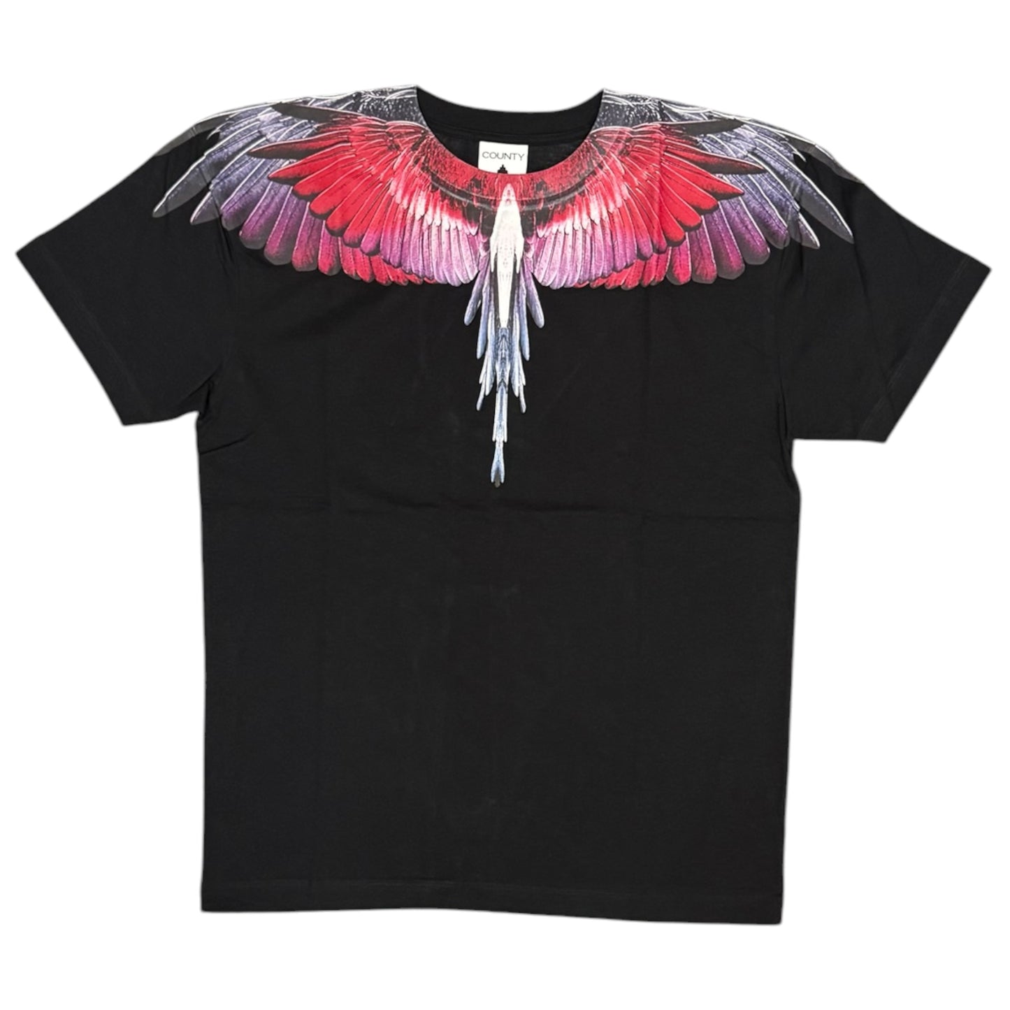 COUNTY OF MILAN- T-Shirt Uomo, (veste comoda), Col.Nero