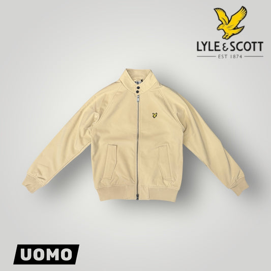 Giubbotto  LYLE&SCOTT, con interno in flanella, mod.Softshell Harrington Jacket, Col.Cairngorms Khaki