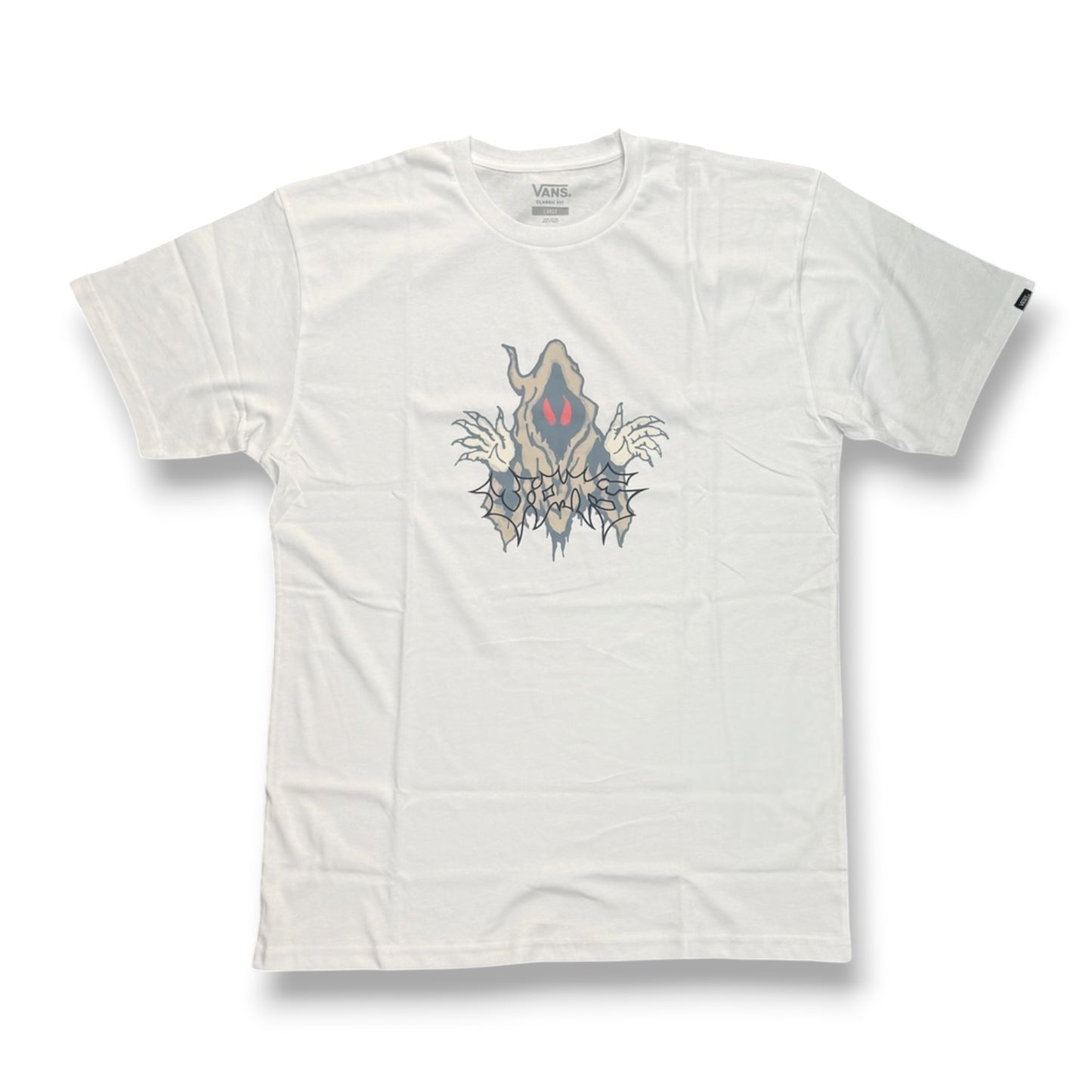 VANS- T-Shirt Uomo Classic Fit con stampa frontale, Col.Bianco