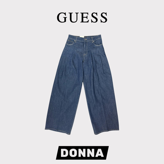 GUESS JEANS - Pantalone Donna, mod.Low Rise Extra Wide, (L30)