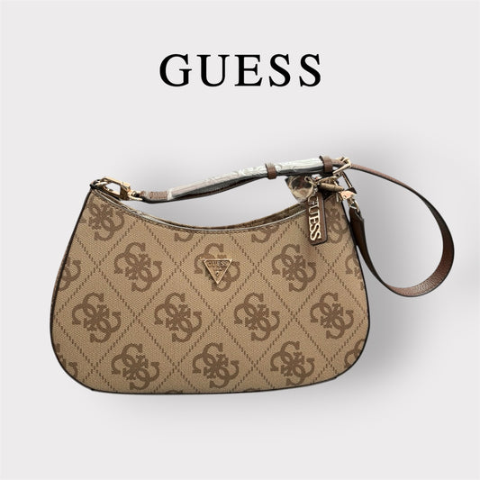 GUESS- Borsa Donna, Group:NOELLE, Col.LATTE LOGO/BROWN