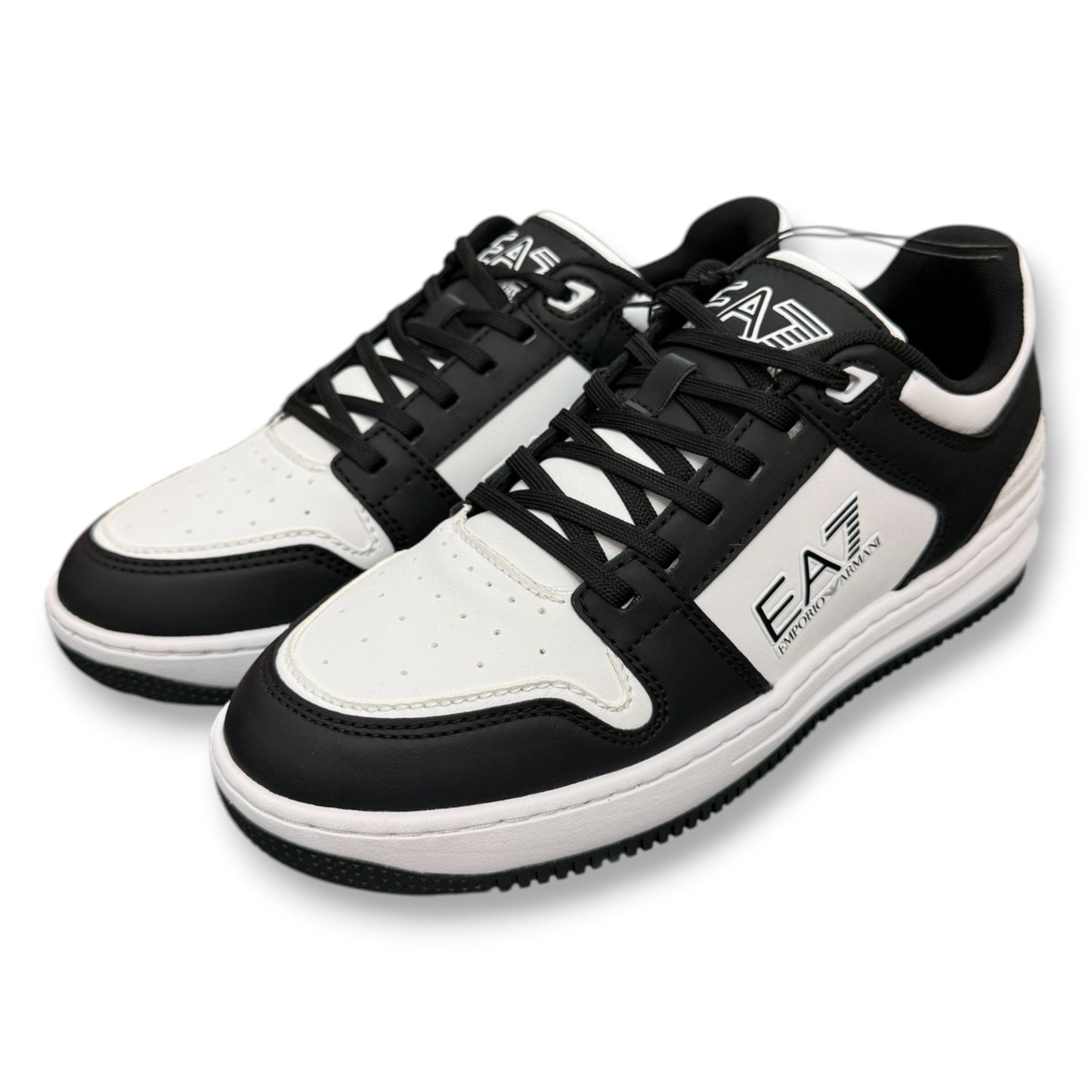 EA7- Scarpe Uomo, Col.Bianco/Nero