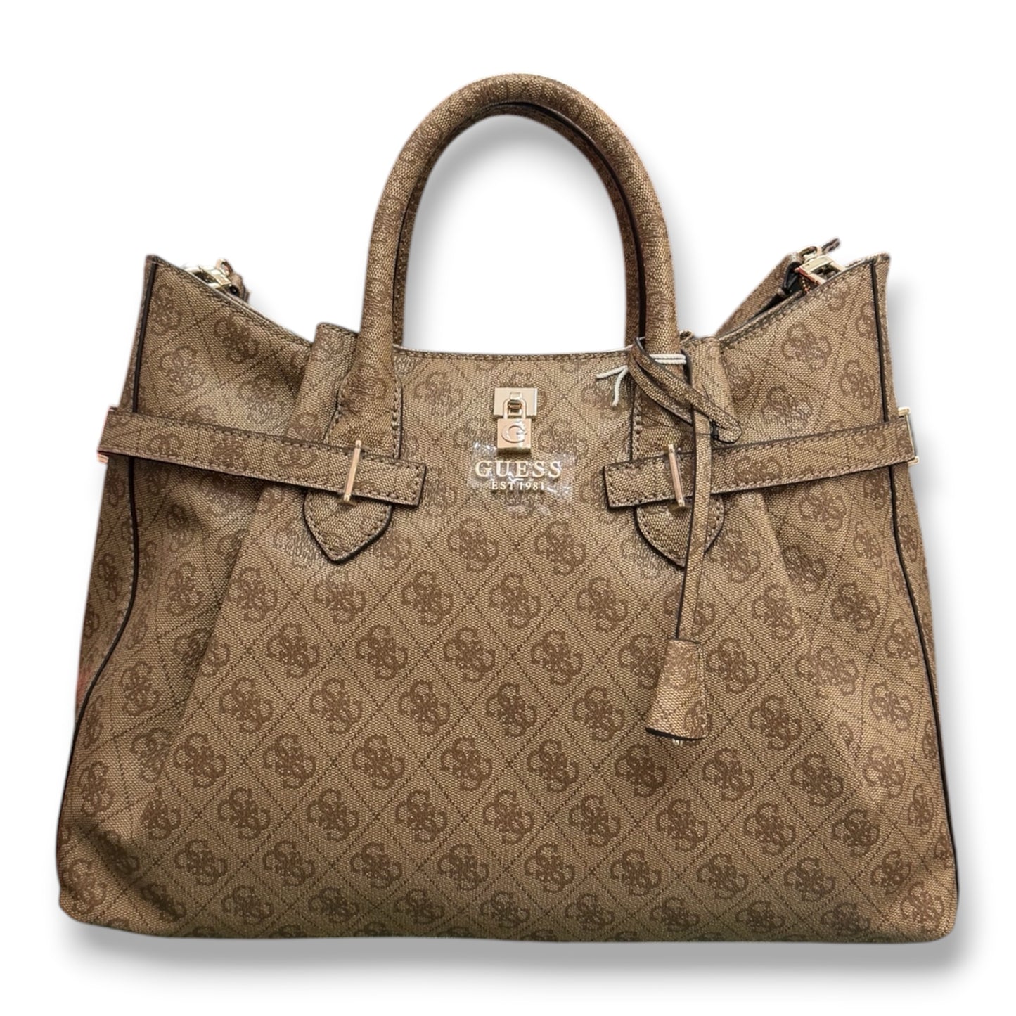 GUESS- Borsa Donna, Group:YESBA, Col.LATTE LOGO