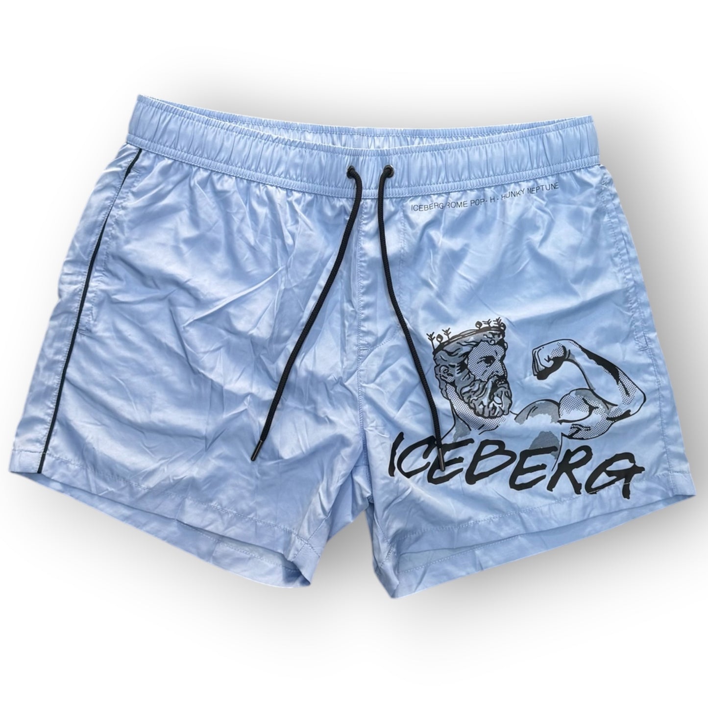 ICEBERG BEACHWEAR- Costume Uomo, con stampa, col.Sky