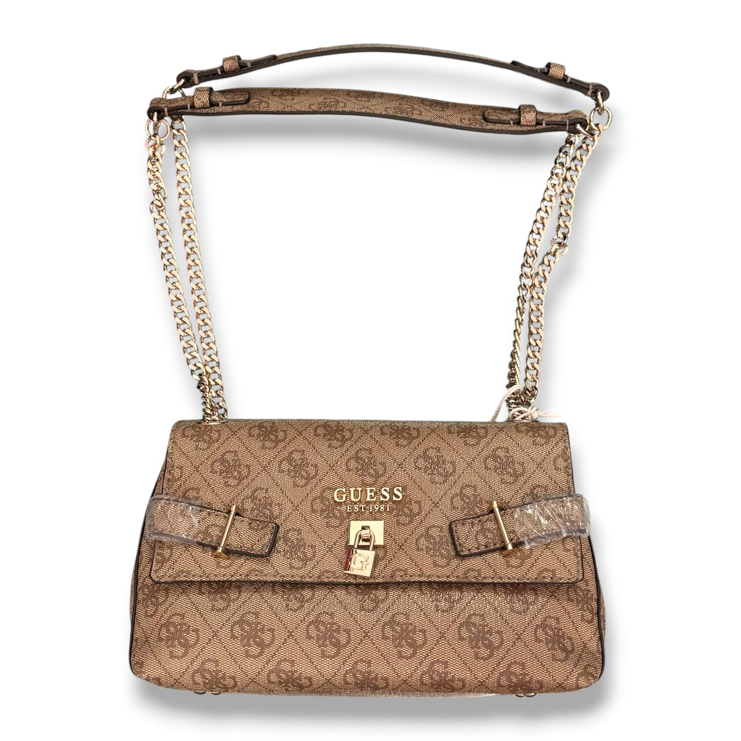 GUESS- Borsa Donna, Group:YESBA, Col.LATTE LOGO