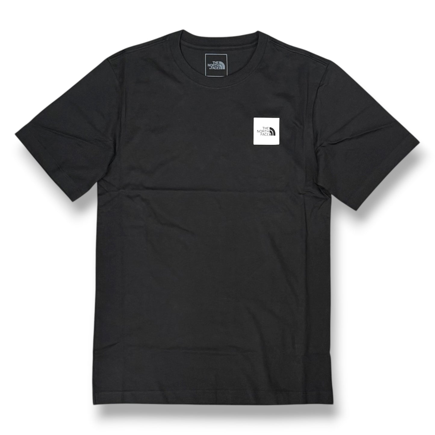 THE NORTH FACE- T-Shirt Uomo con logo stampato quadrato lato cuore, Col.Nero