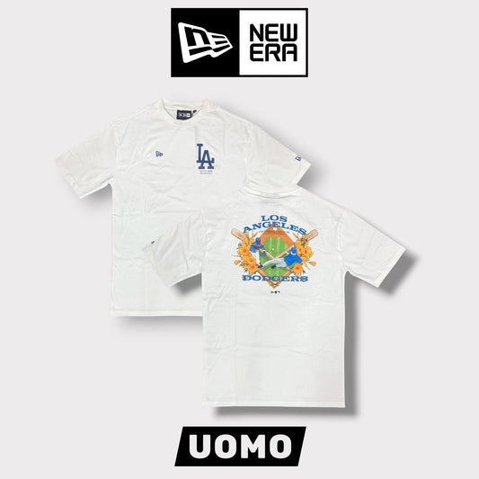 NEW ERA - T-Shirt Uomo LOS ANGELES, Col.Bianco