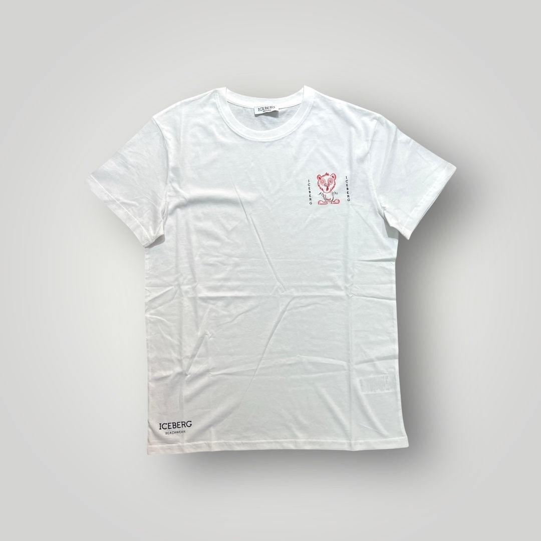 T-shirt ICEBERG, con stampa lato cuore, Col.Bianco (Copia)