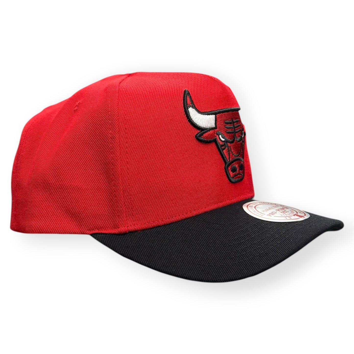MITCHELL&NESS-Cappello CHICAGO BULLS, Col.Rosso/Nero