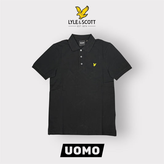 LYLE & SCOTT- Polo, Regular Fit, Col.Jet Black