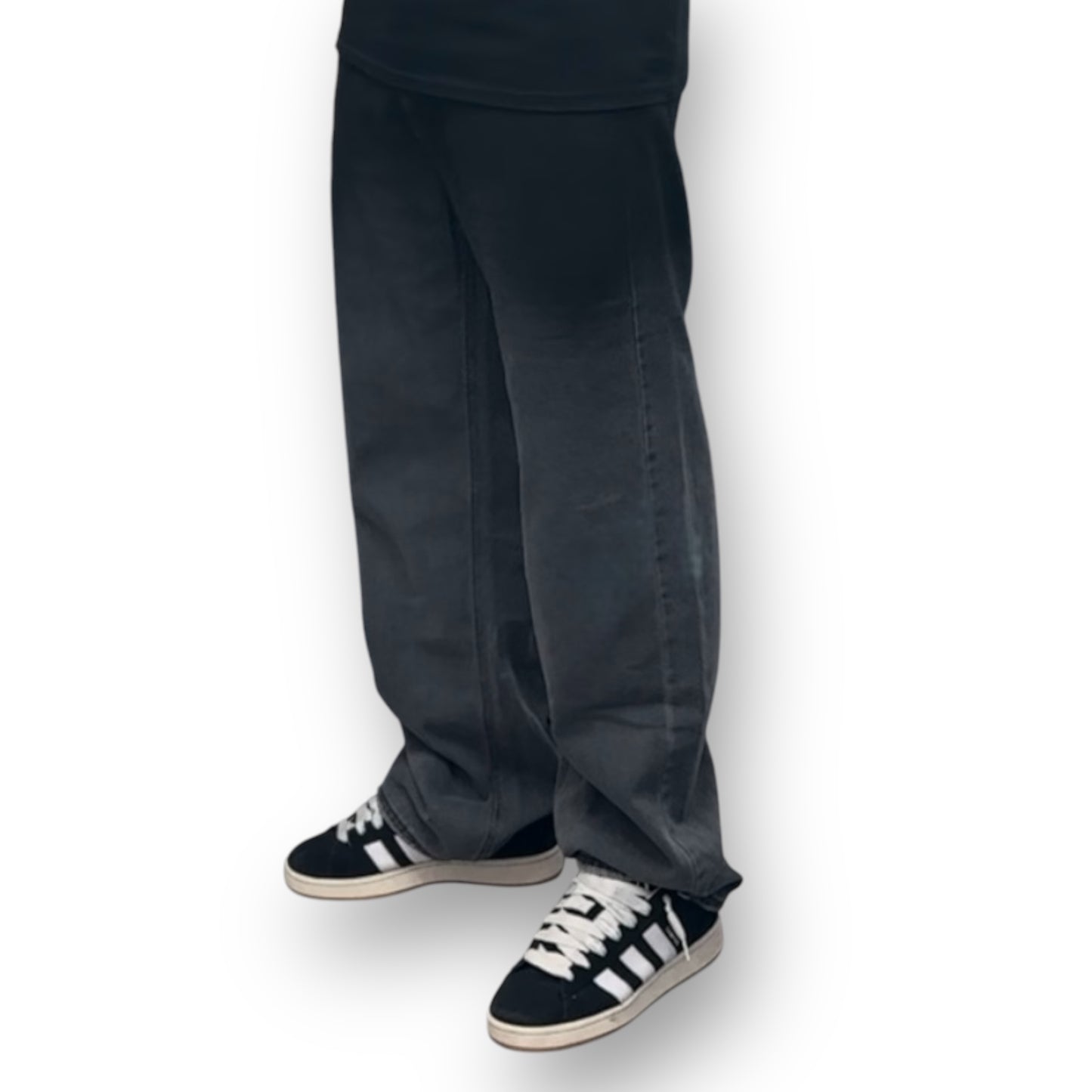 Jeans JUST WEST Uomo fumè, BigBaggyFit (veste comodo, per la vita si consiglia una tg. In meno)