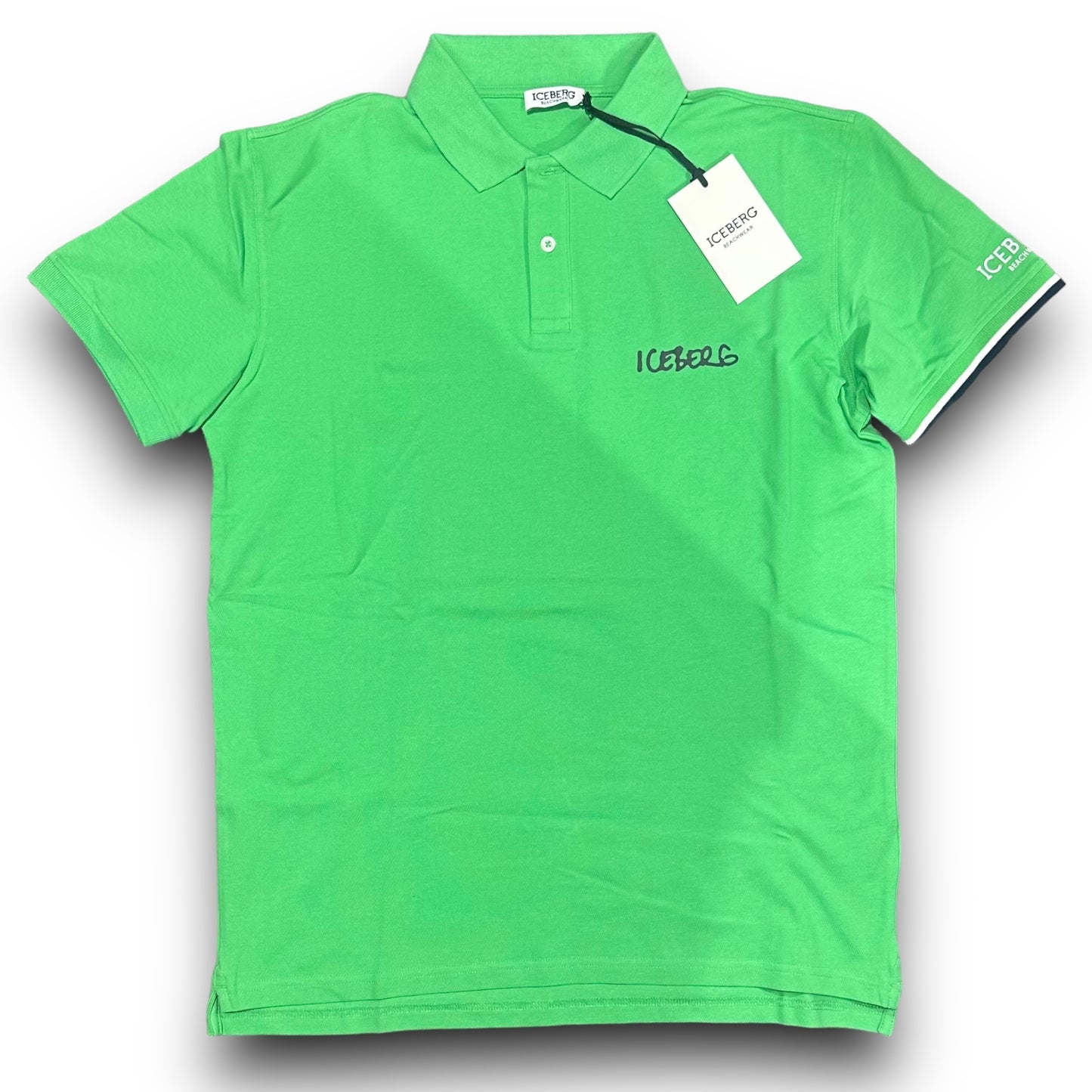 Polo ICEBERG BEACHWEAR Uomo piquet, RegulrFit, col.Verde