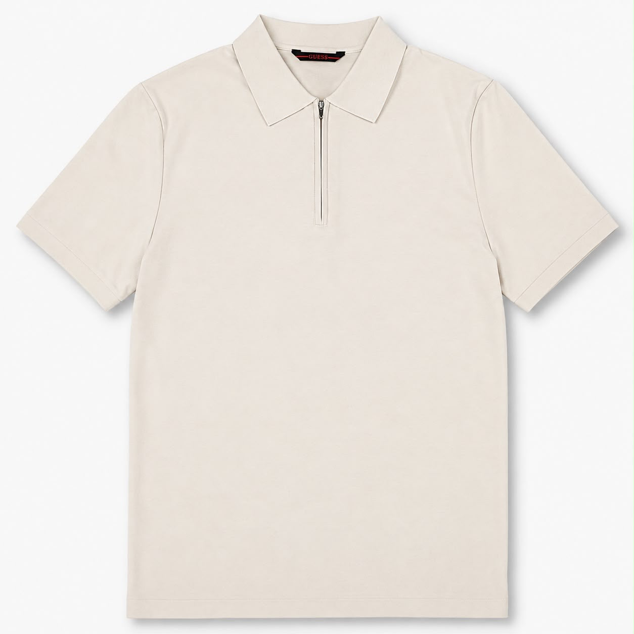 GUESS- Polo Uomo, in filo,  Regular Fit, col.Beige