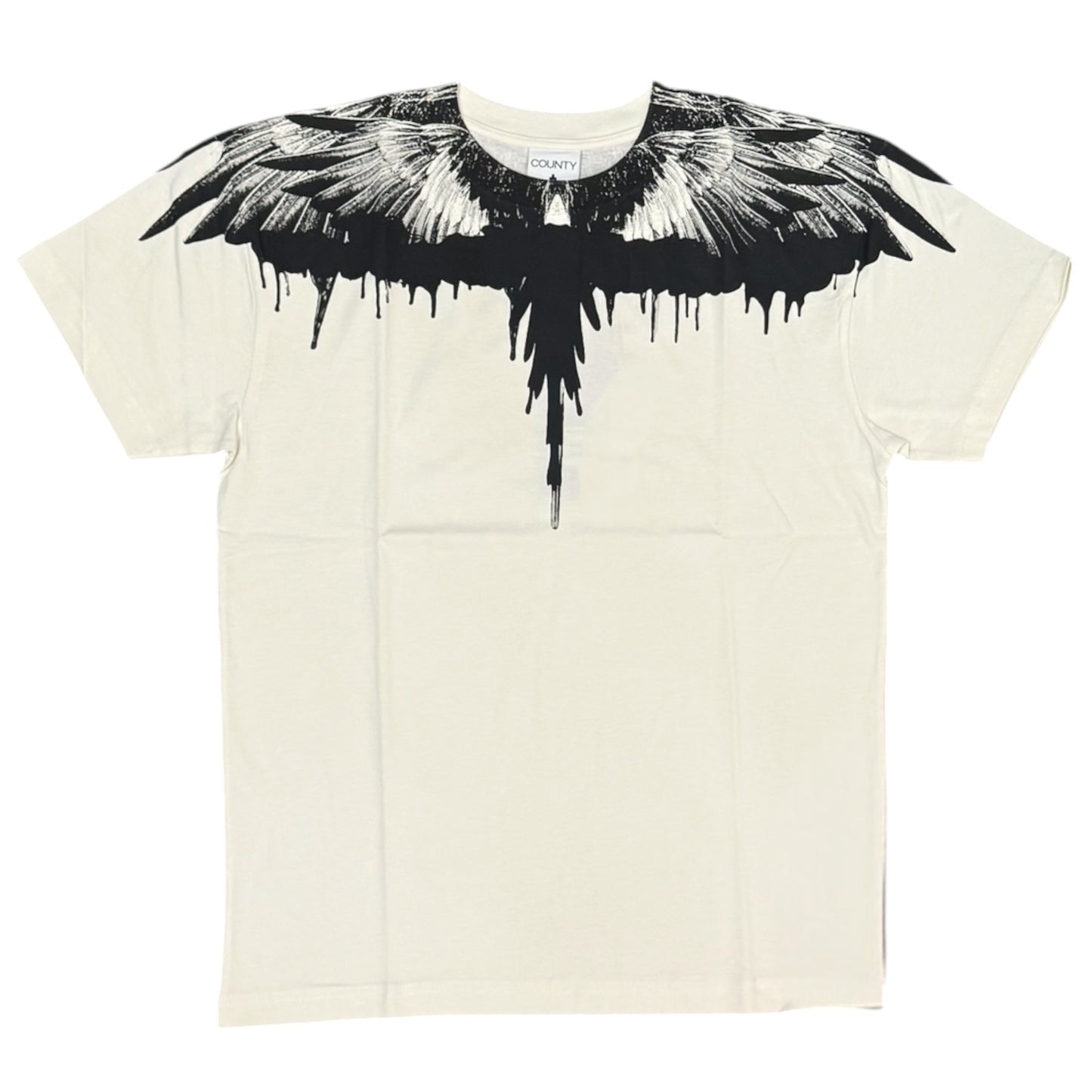 COUNTY OF MILAN- T-Shirt Uomo, (veste comoda), Col.Panna