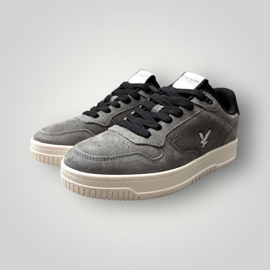 Scarpe LYLE & SCOTT Uomo in alcantara, mod.Culross,col.Grigio