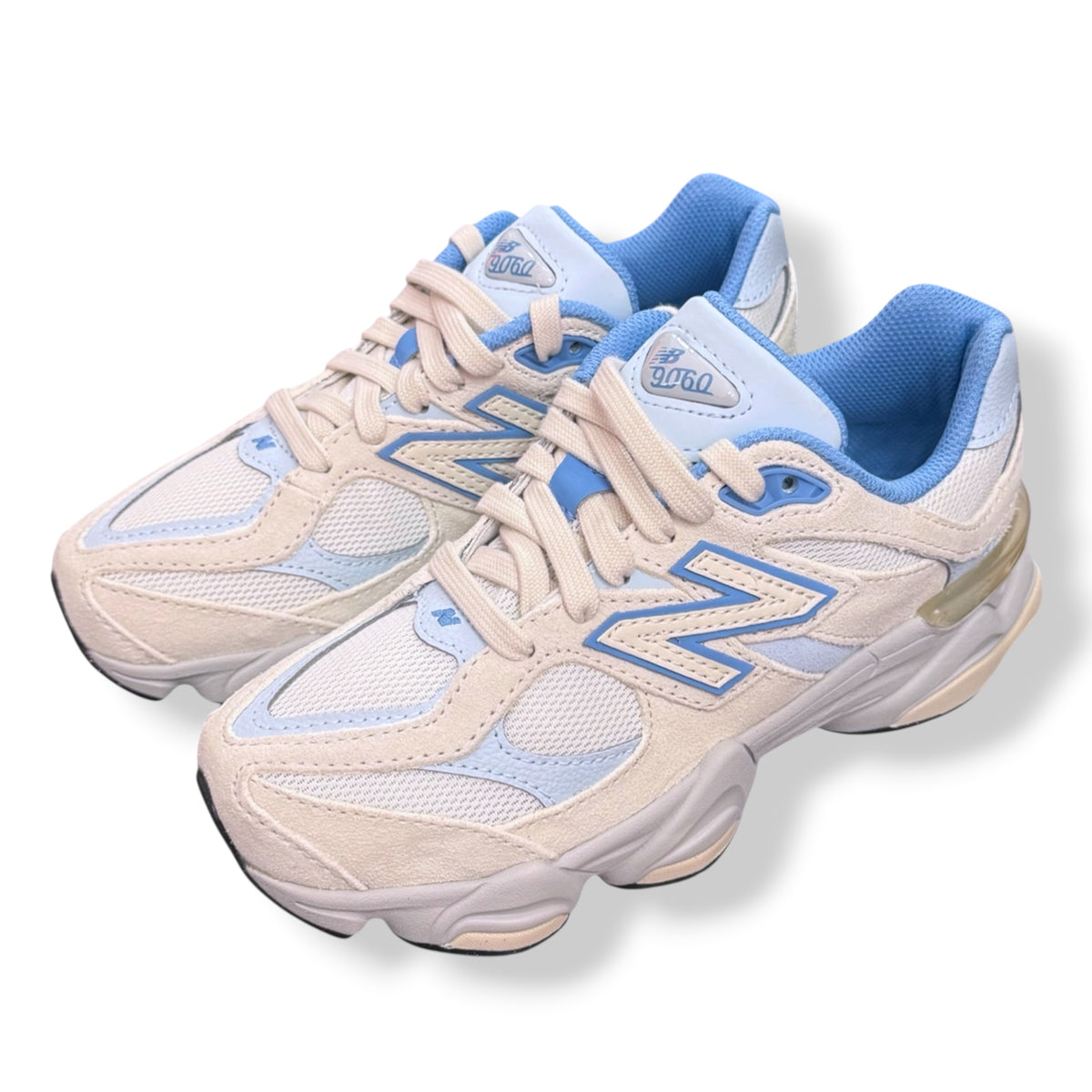 NEW BALANCE 9060 GS - Col.Panna/Azzurro