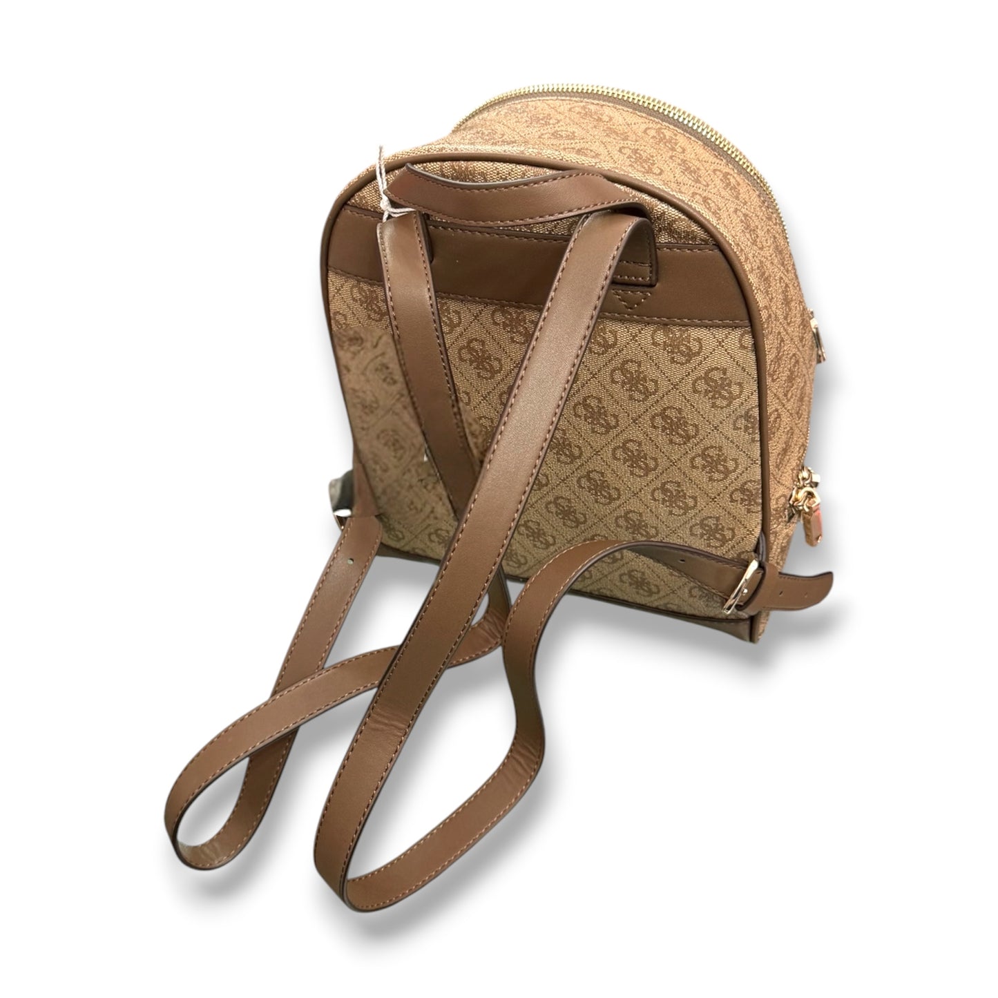 GUESS- Zaino Donna, Group:FOLLIE TRAVEL, (dimensione piccola), Col.Latte Logo